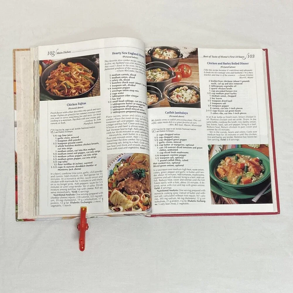 Cookbook Best of Taste of Home 2002 First 10 Years Hardback Classic Recipes